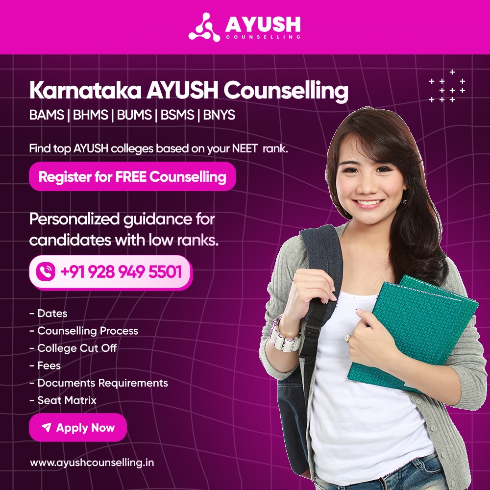 Karnataka Ayush Counselling 2024 All Details