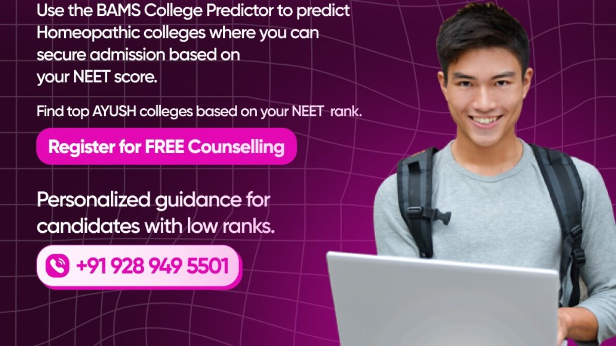 BHMS College Predictor 2023 Ayush Counselling